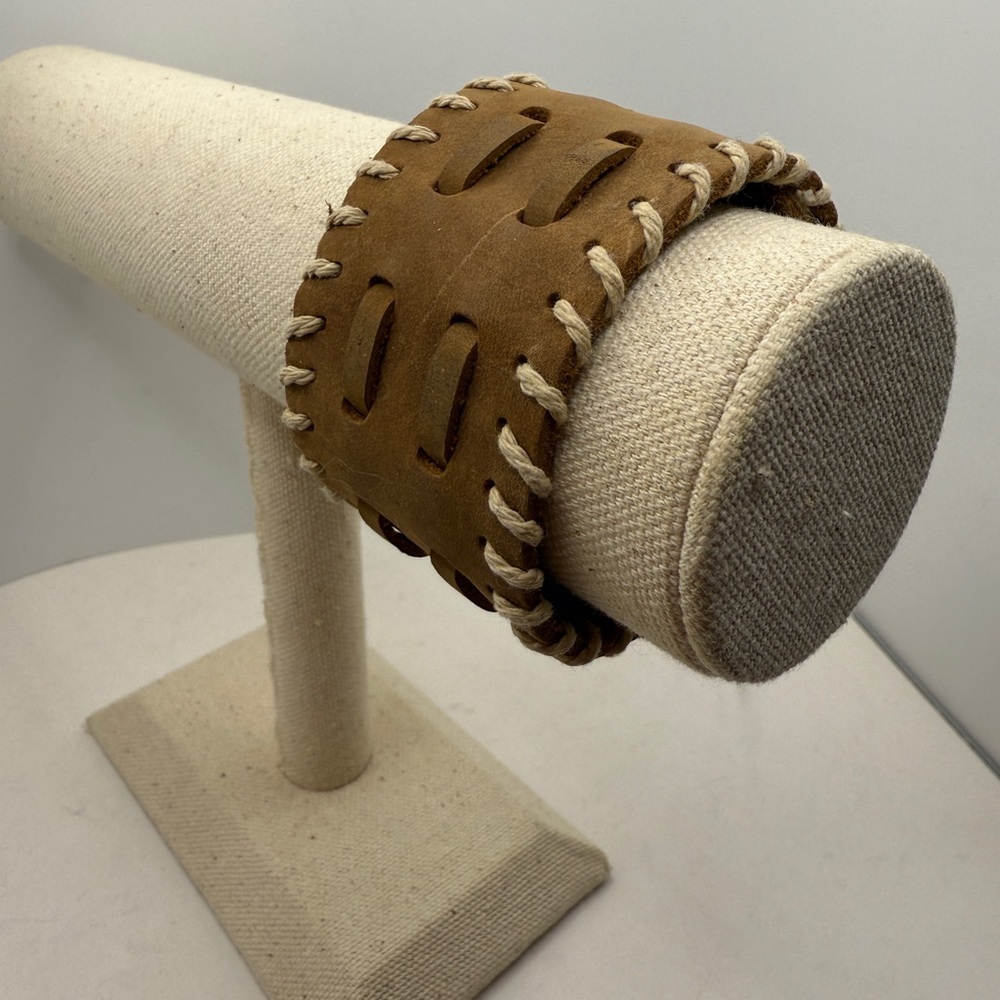 Leather Cuff Bracelet - image 1